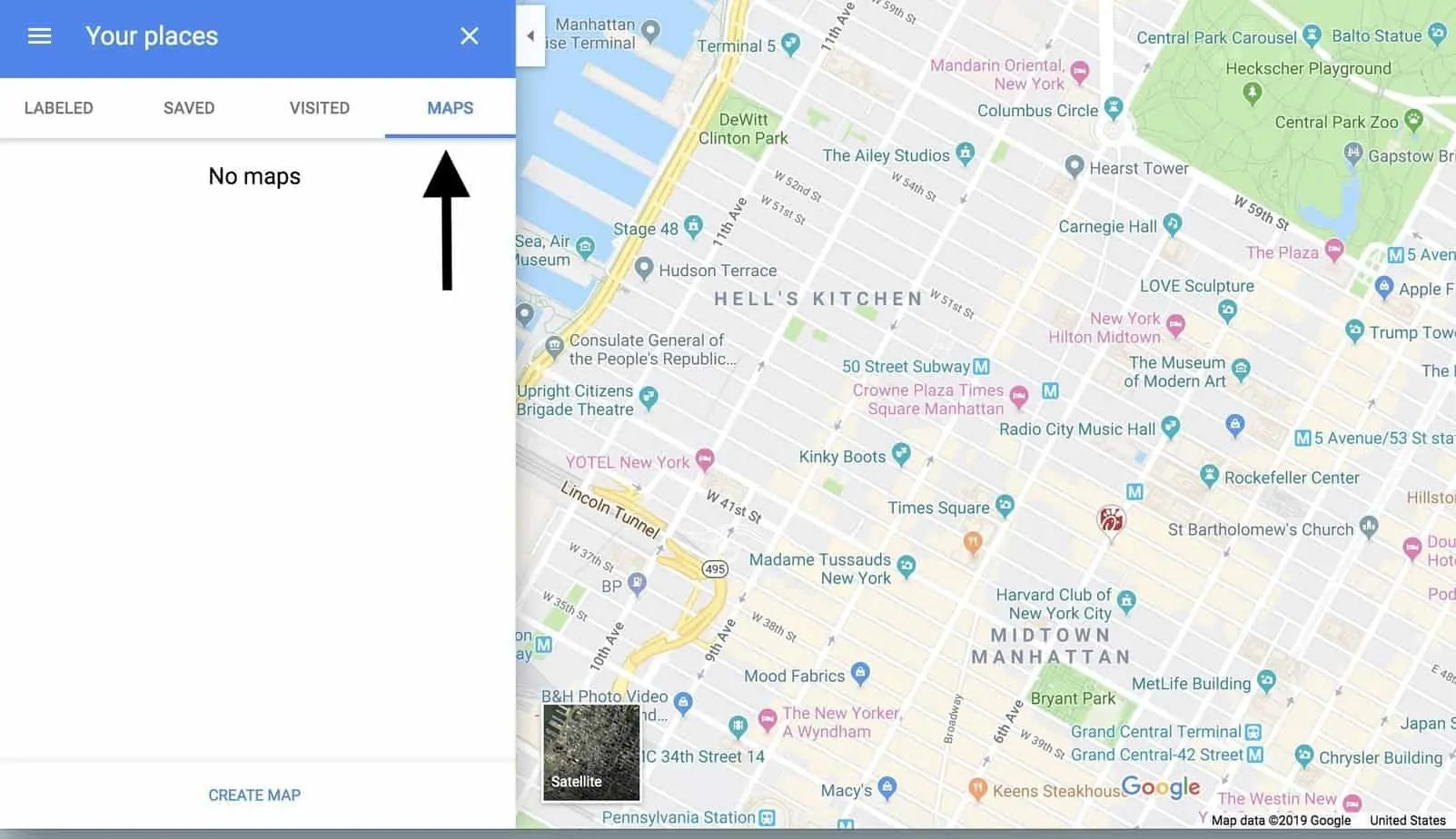 Google Maps screenshot