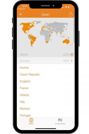 been travel app to count countries