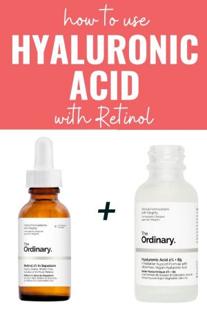 how to use hyaluronic acid with retinol