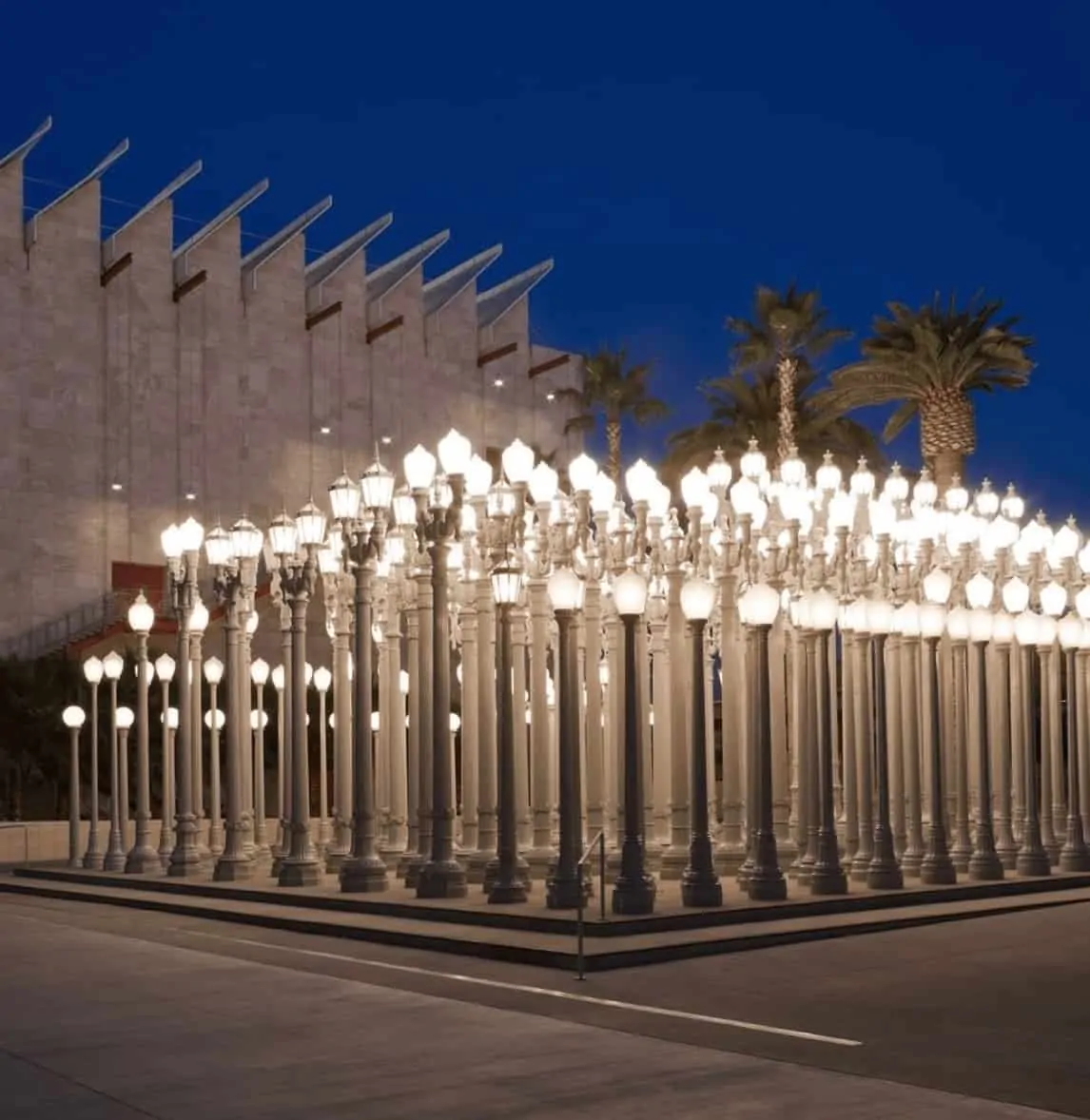 Urban lights at LACMA