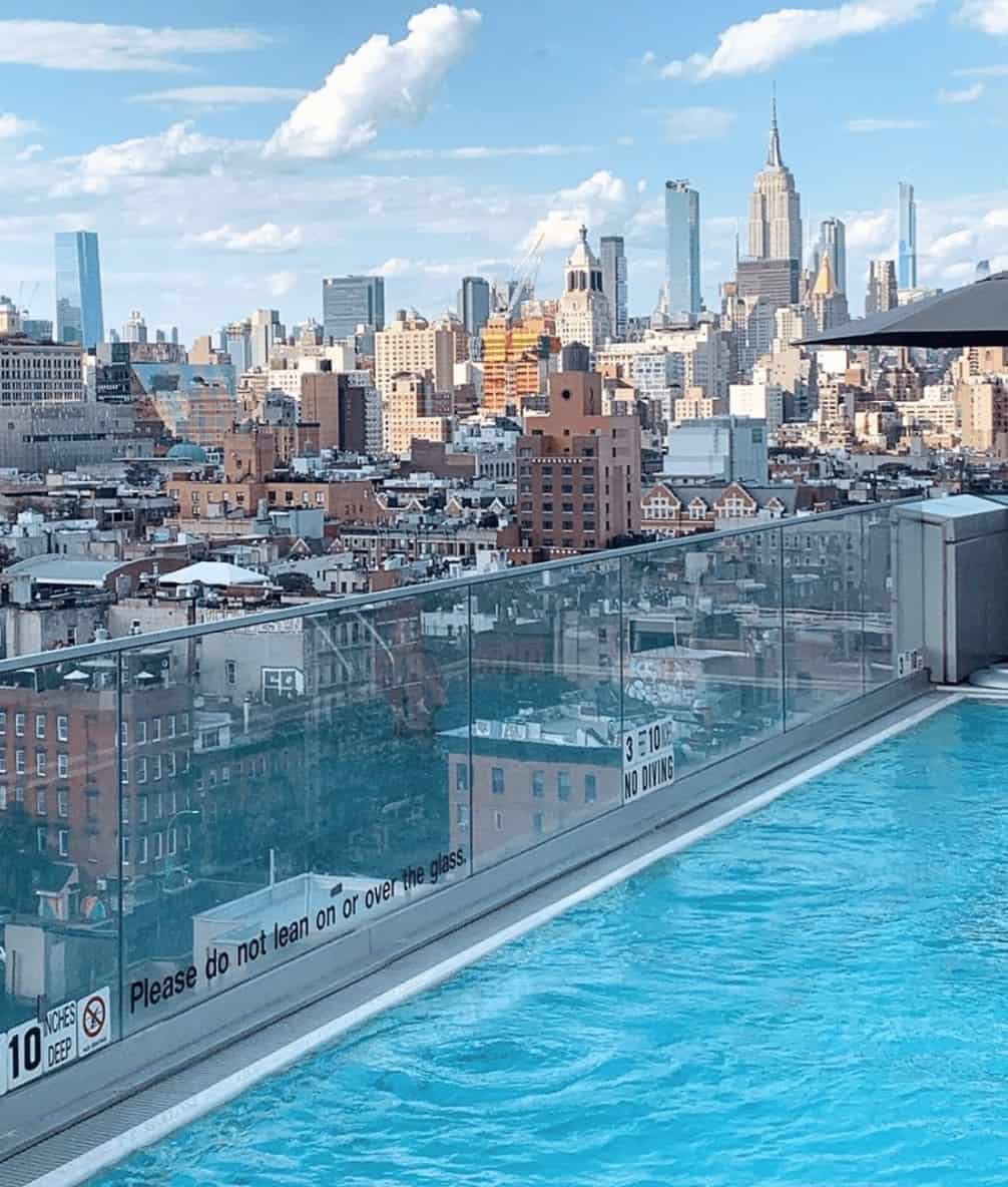 mr. purple rooftop nyc instagram spot