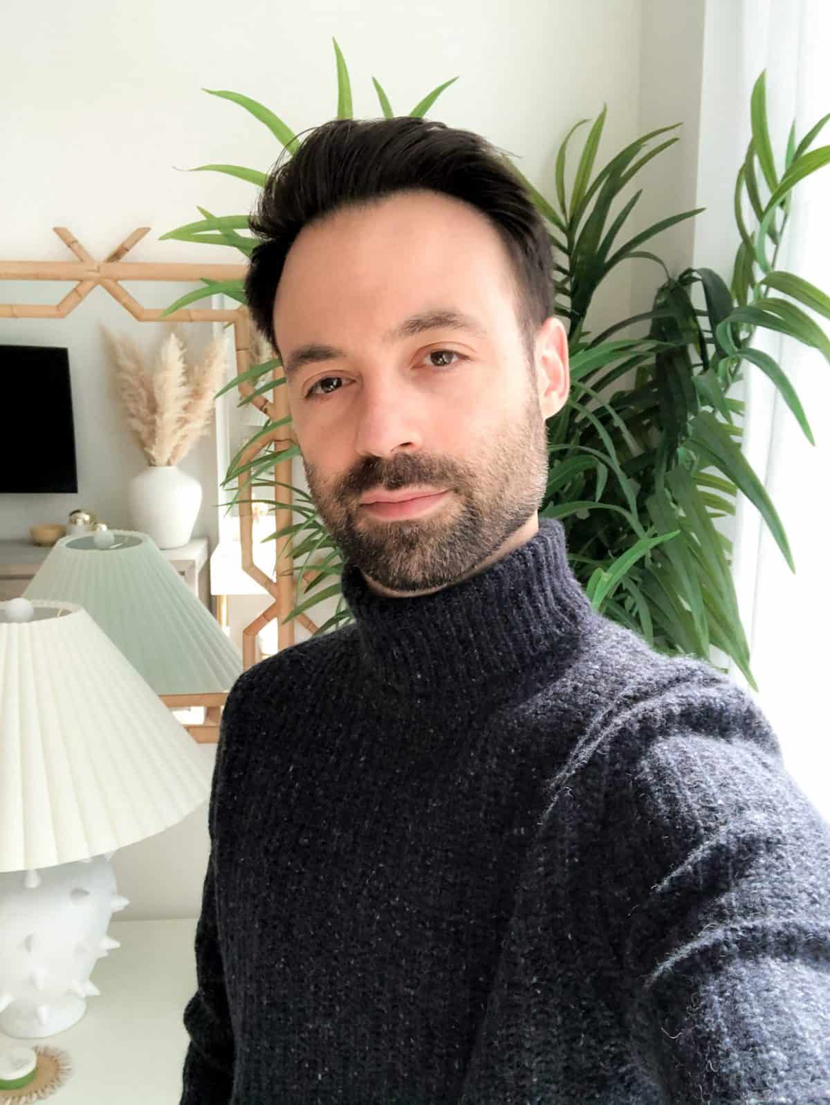 Marled outlet cashmere sweater