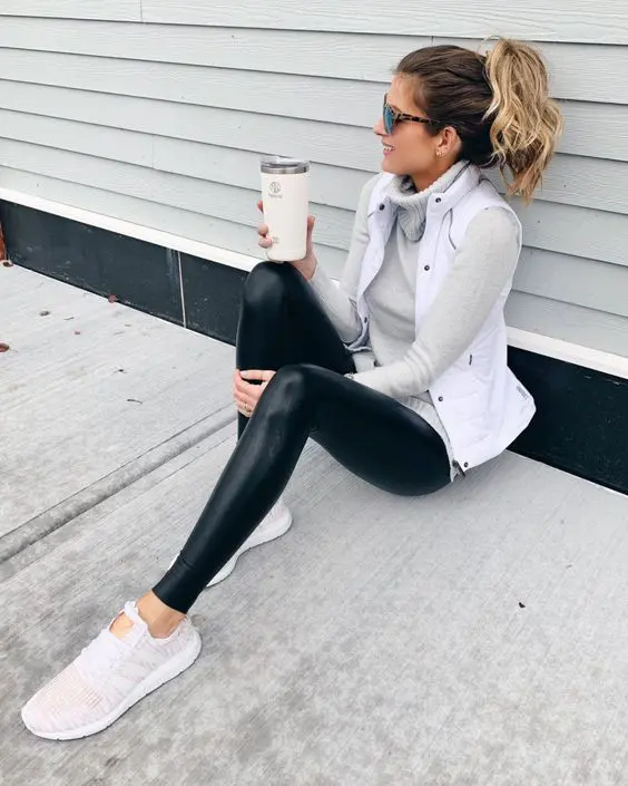 How to Style Commando and Spanx Leggings For a Fall Casual Outfit - My  Stiletto Life