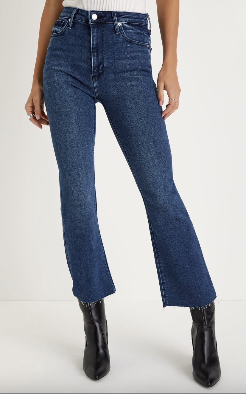Just Black High Rise Flare Jeans | Flattering Jeans for Women