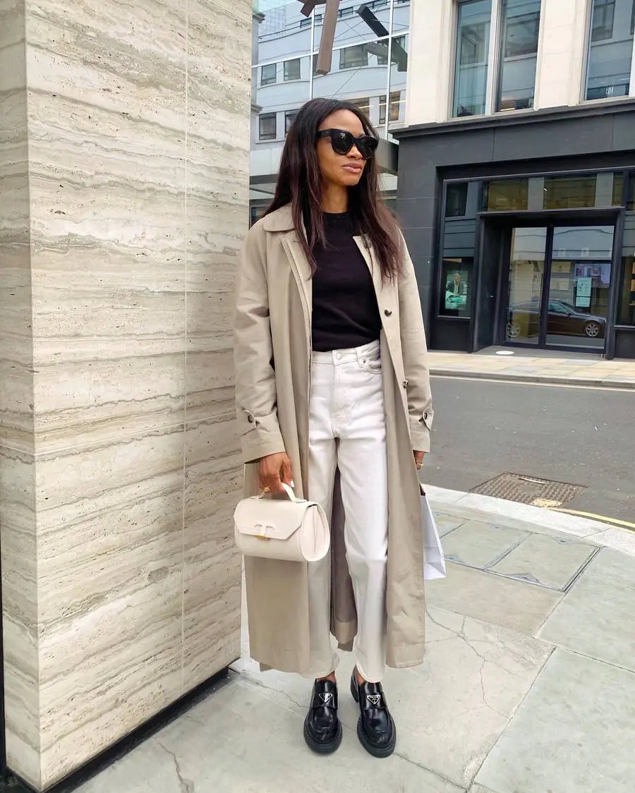 Loafers and pants deals
